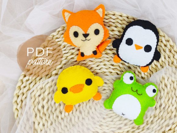 Download Animal Bundles Felt Sewing Pattern - Felt Collection