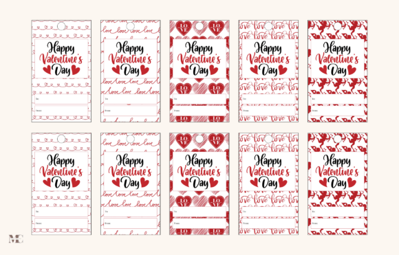 Download Happy Valentines Day Gift Tags - Valentines day gift Collection