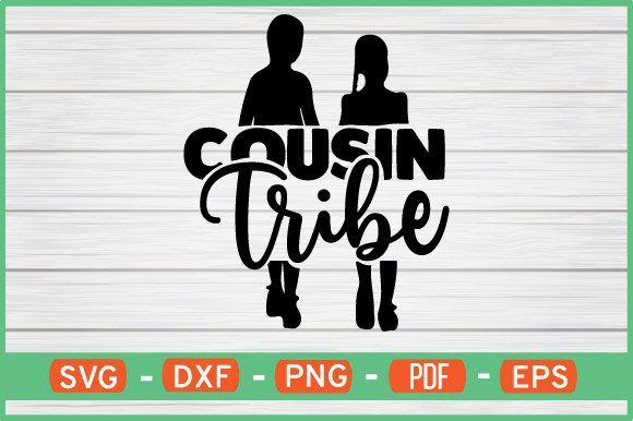Download Cousin Tribe T-Shirt Design Free - Premium Resources